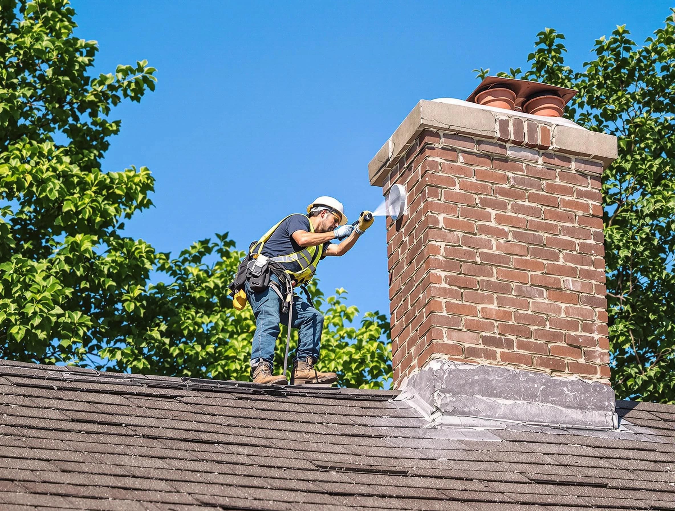 Lakeside Chimney Sweep performing an inspection with advanced tools in Lakeside, VA