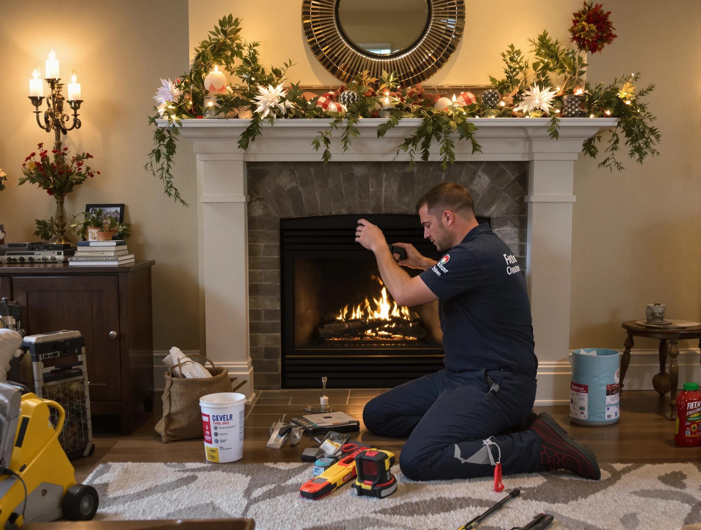Lakeside Chimney Sweep offering fireplace maintenance services in Lakeside, VA