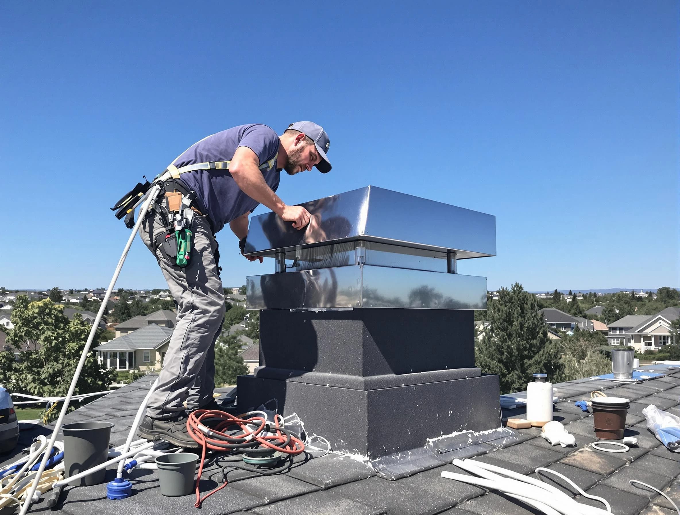 Chimney Cap Services service in Lakeside, VA