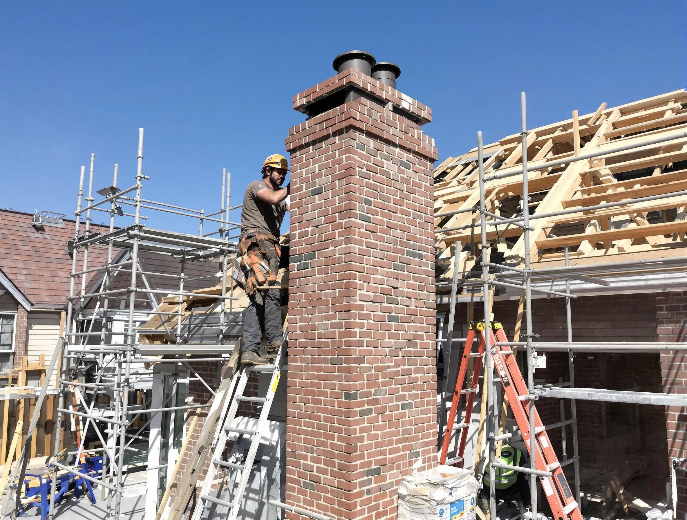 New chimney installation completed by Lakeside Chimney Sweep in Lakeside, VA