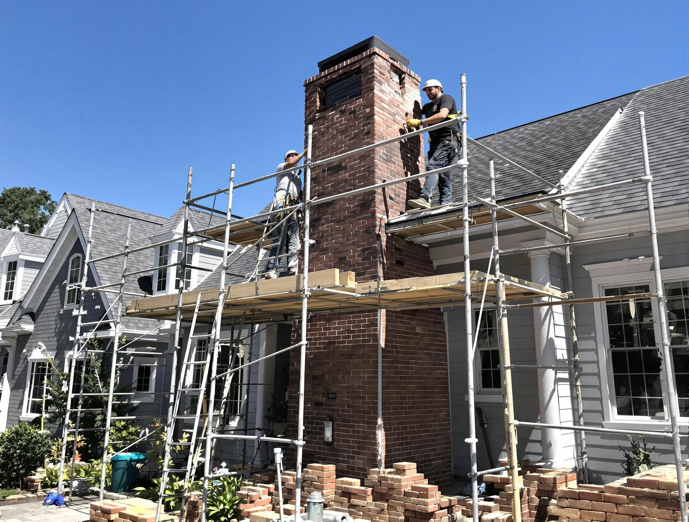Chimney Rebuilding in Lakeside