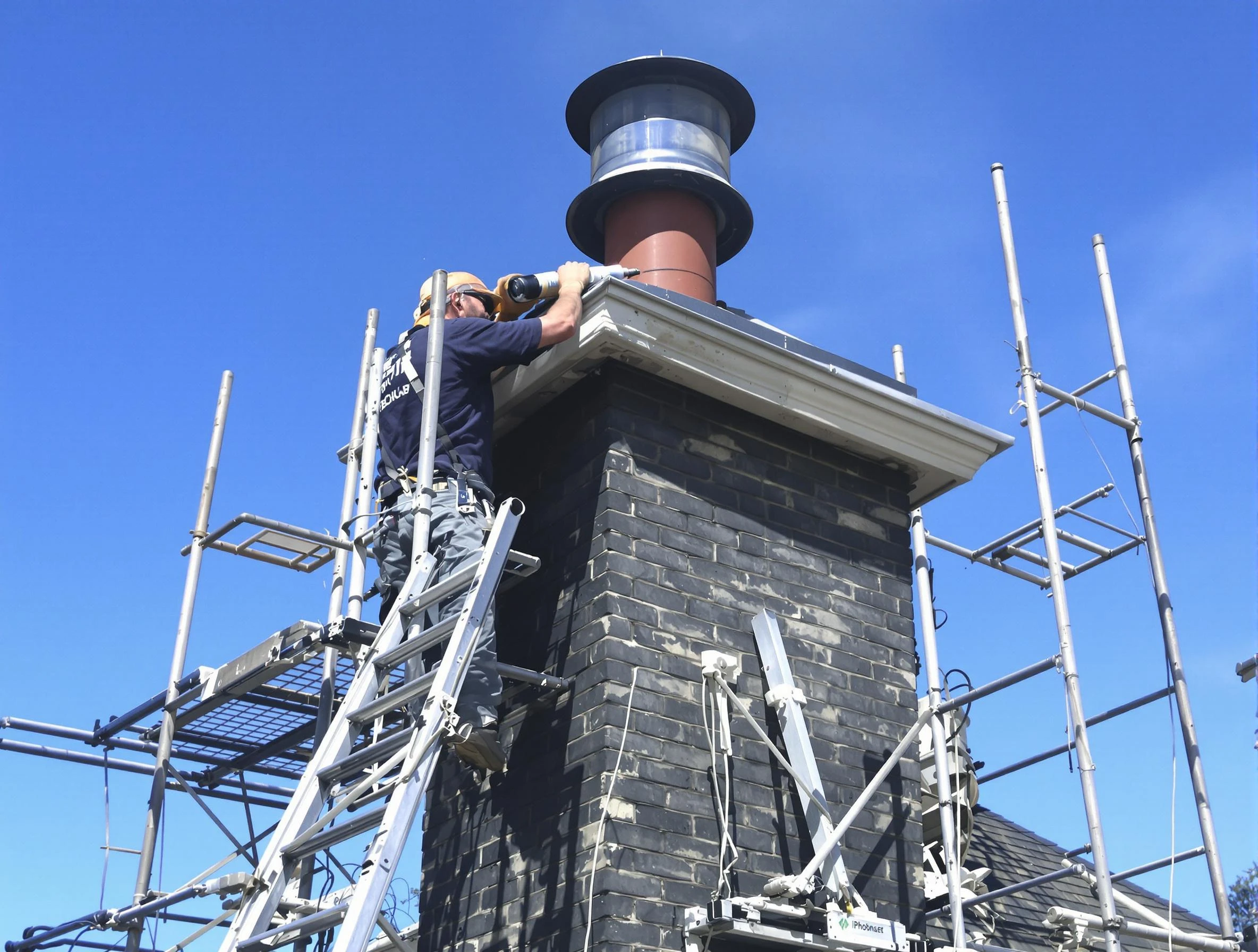 Sturdy chimney crown finished by Lakeside Chimney Sweep in Lakeside, VA