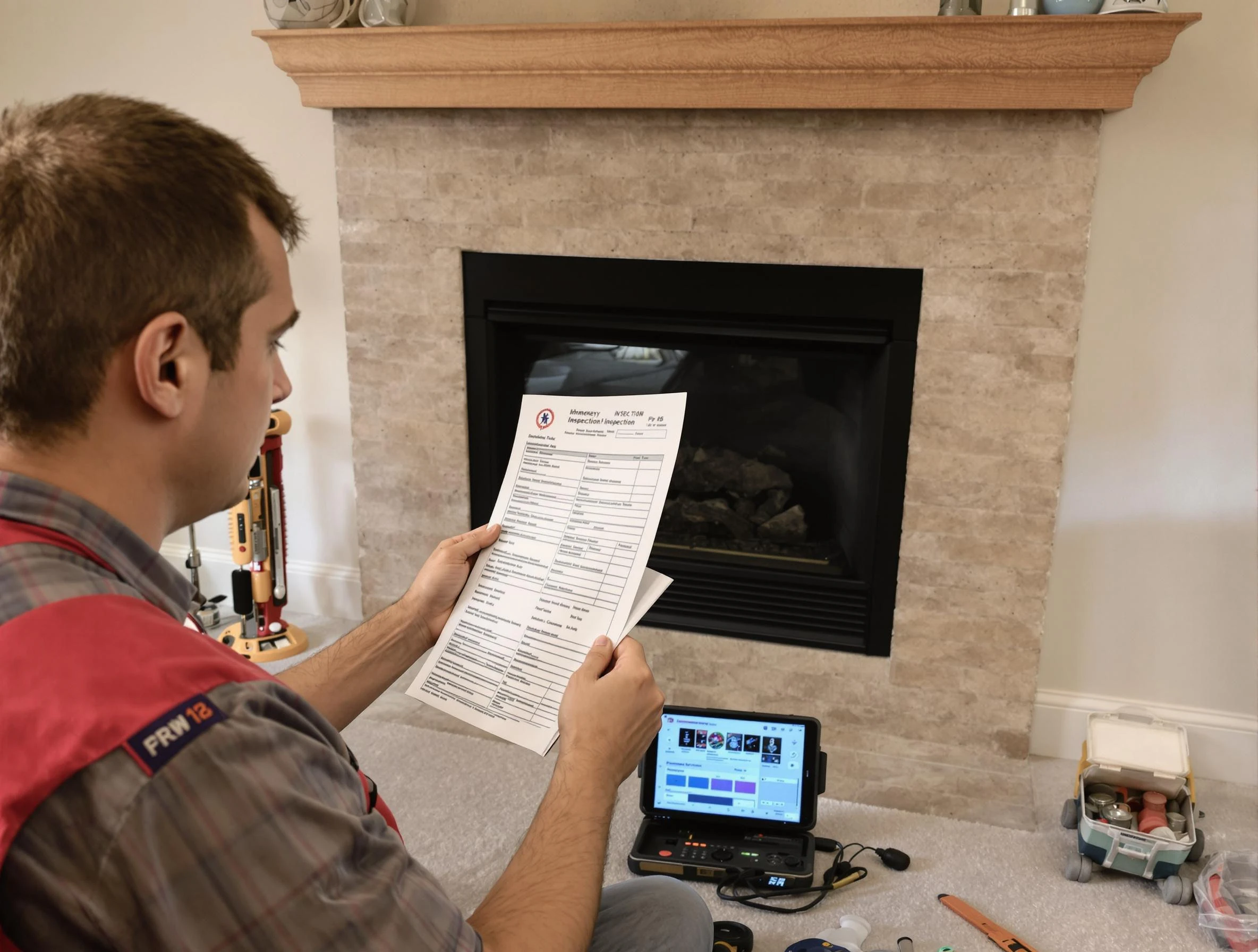 Thorough chimney inspection by Lakeside Chimney Sweep in Lakeside, VA